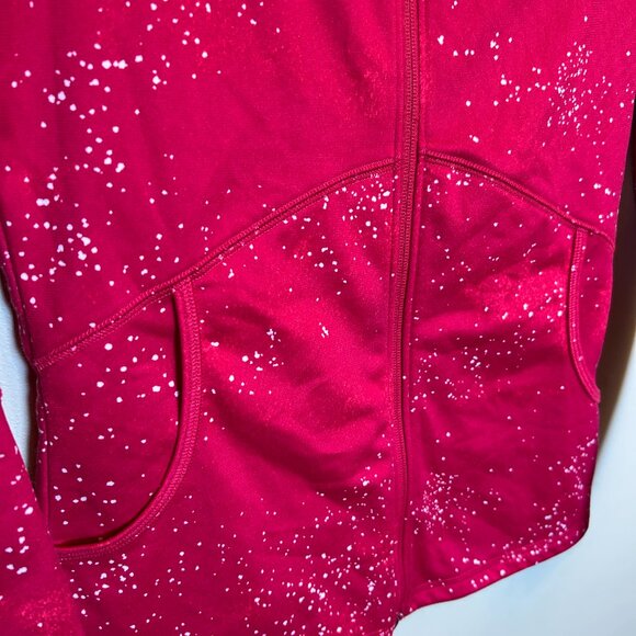 The North Face Women's Full Zip Jacket Galaxy Splatter Dark Pink Size Small - Picture 5 of 16